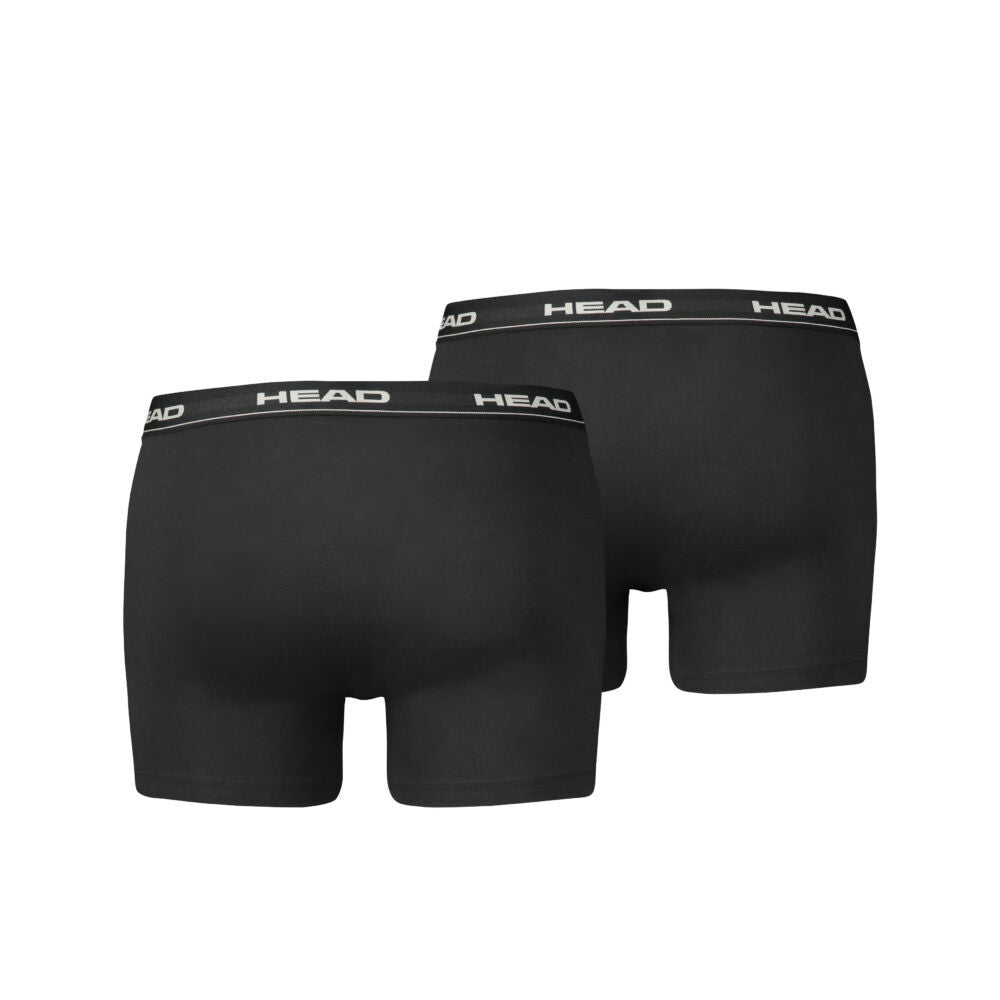 Head Basic men's underpants - cotton boxer briefs - 2 pieces/pack - black - S