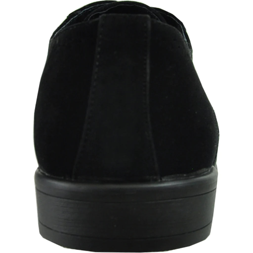BRAVO Men Dress Shoe KING-3 Wingtip Oxford Shoe Black