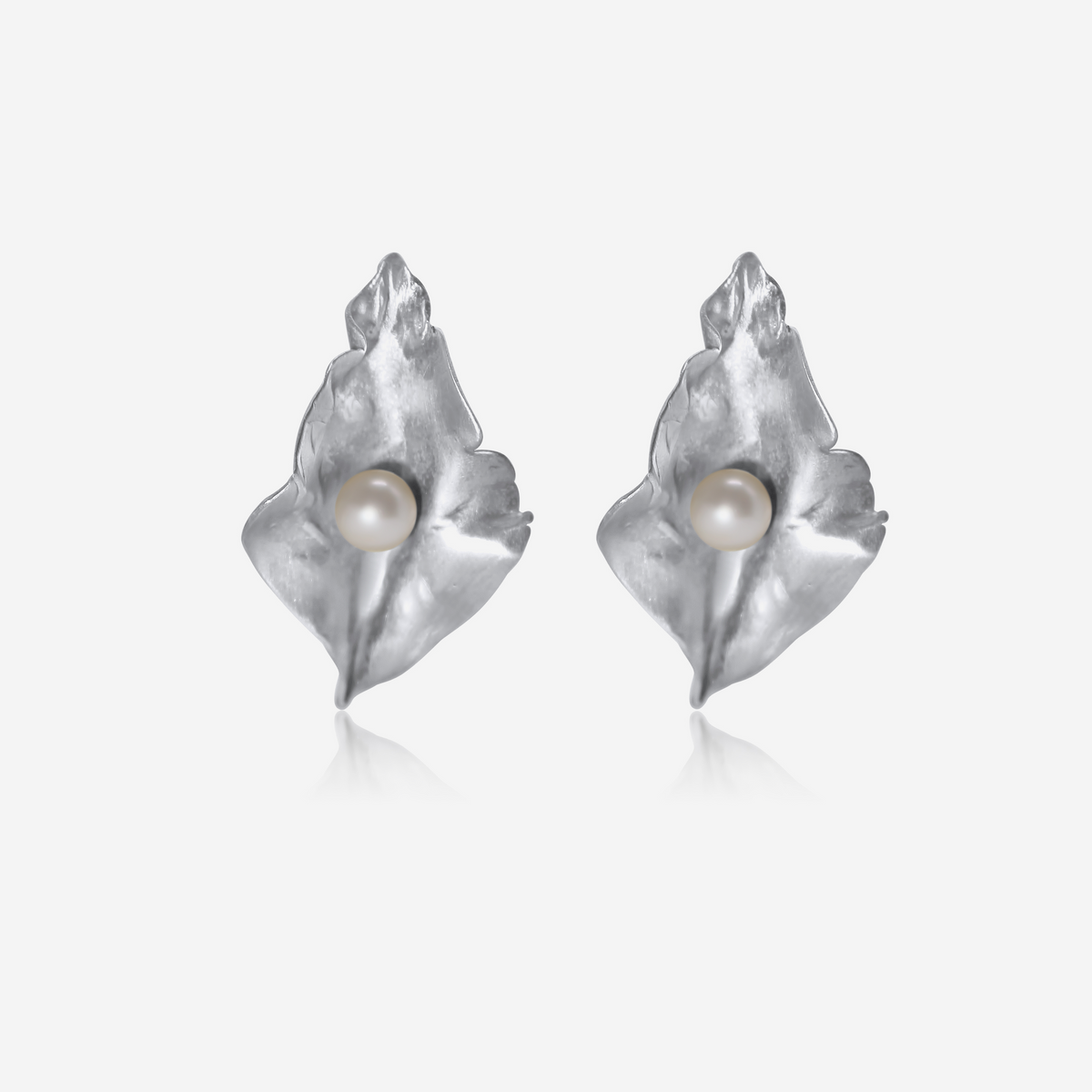 Petal Drop Gold Earrings | Handmade Fine Jewelry