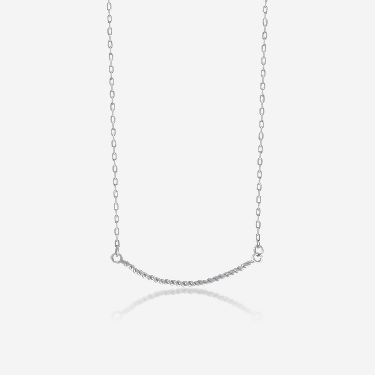 Twisted Gold Pendant Necklace | Handmade Fine Jewelry