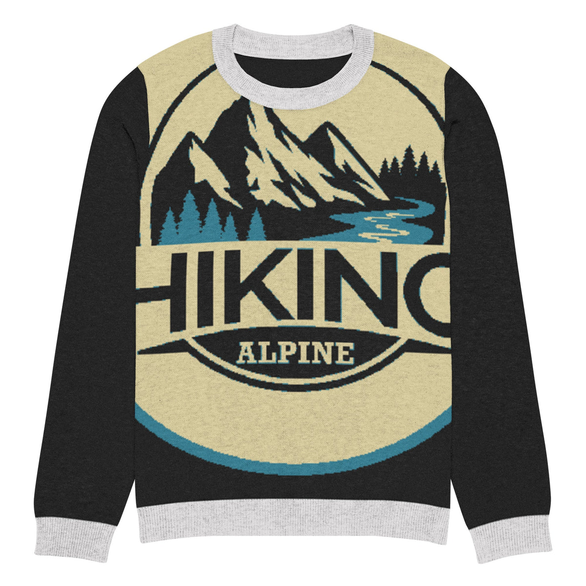 Hiking Alpine Knitted crew neck sweater
