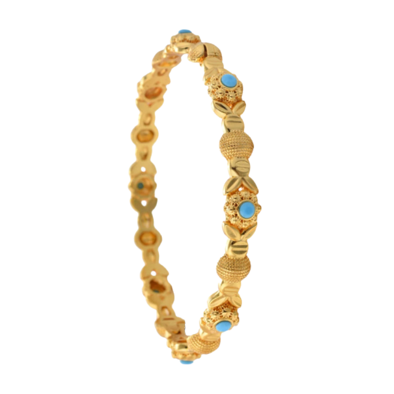 NNEOBA Gold-Plated Dubai Bangles Elegant Party Jewelry